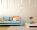 Rhombus Pattern Wall  Sticker